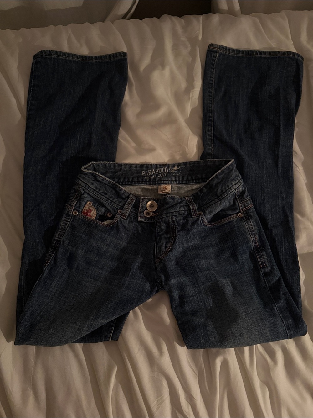 Vintage Parasuco Women’s Dark Indigo Bootcut/flare Jeans